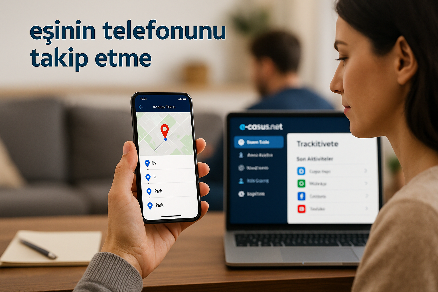 eşinin telefonunu takip etme